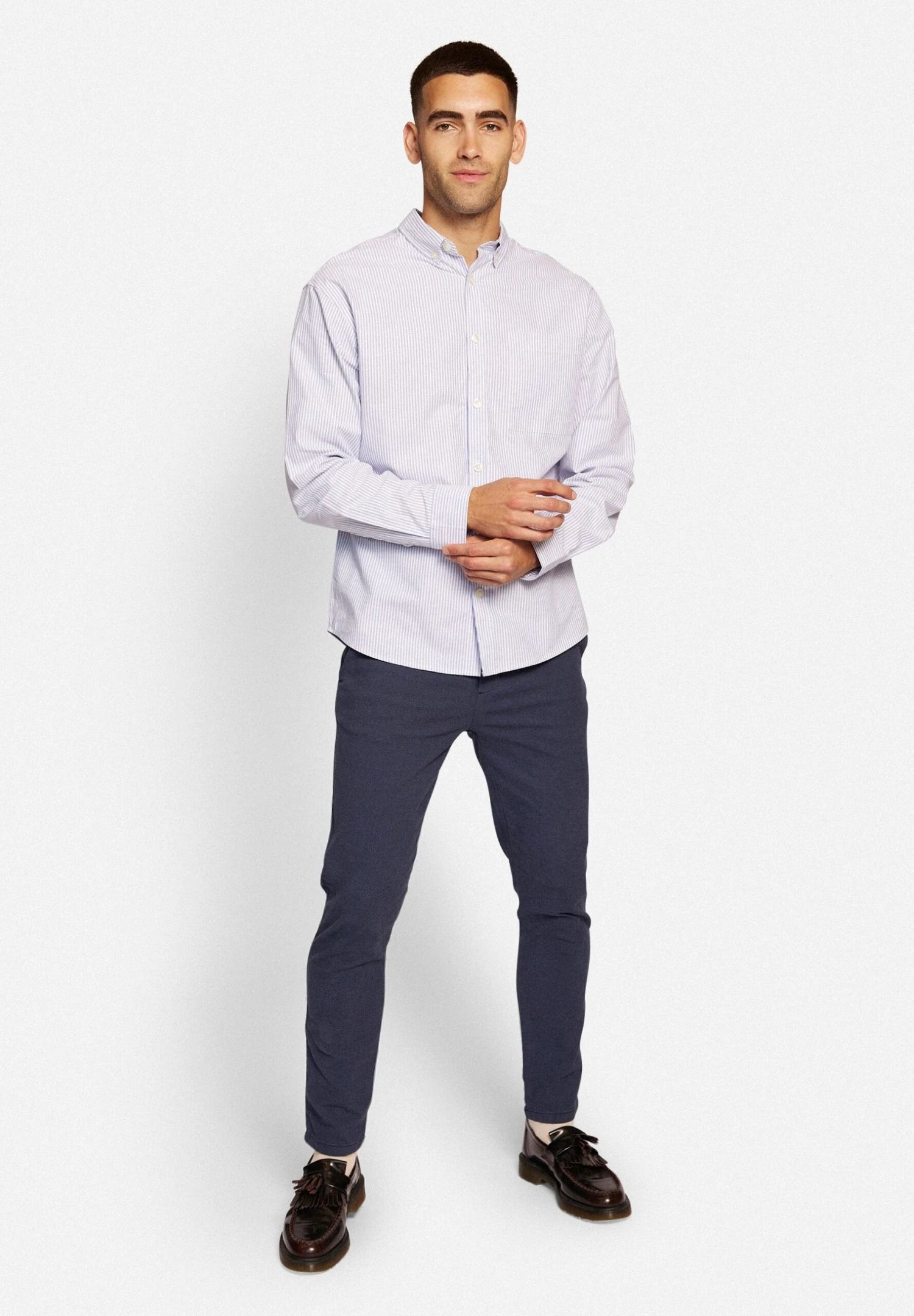 Redefined Rebel Pcvoxford - Overhemd - Navy Stripe 4 Redefined Rebel Pcvoxford - Overhemd - Navy Stripe - Afbeelding 2