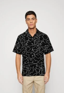 Redefined Rebel Pablo- Overhemd - Black/Multi-Coloured