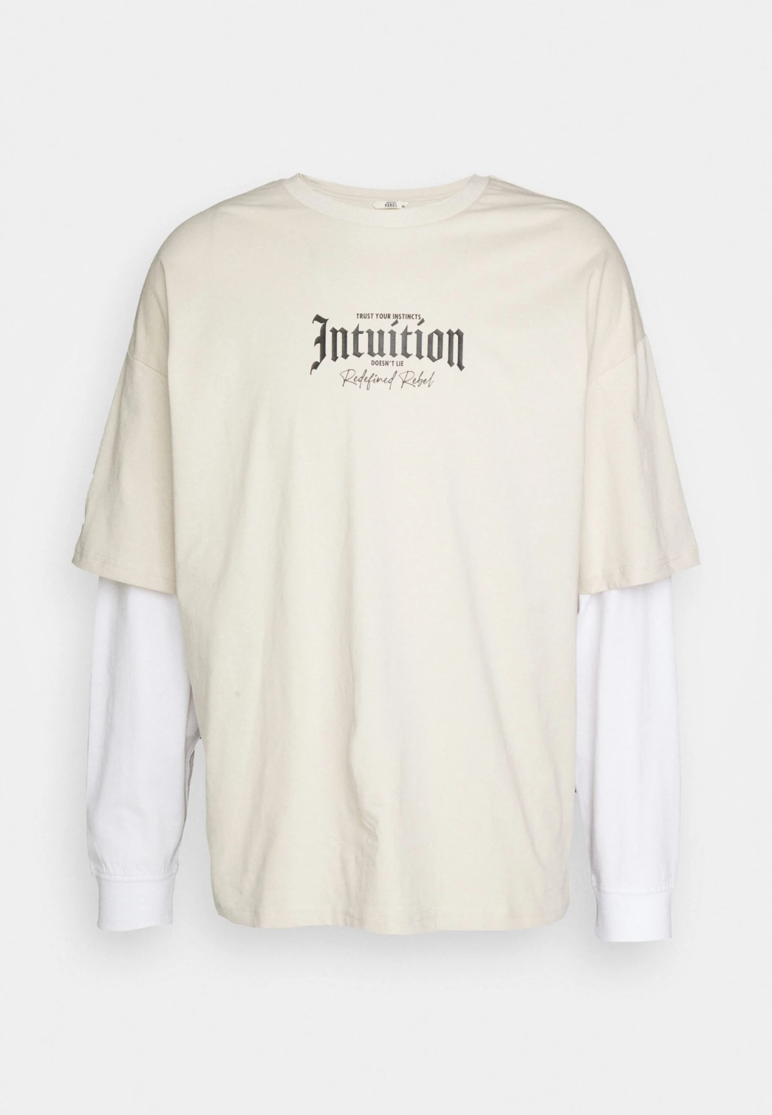 Redefined Rebel Rrdeacon Tee Unisex - Longsleeve - Pumice Stone 6 Redefined Rebel Rrdeacon Tee Unisex - Longsleeve - Pumice Stone - Afbeelding 4