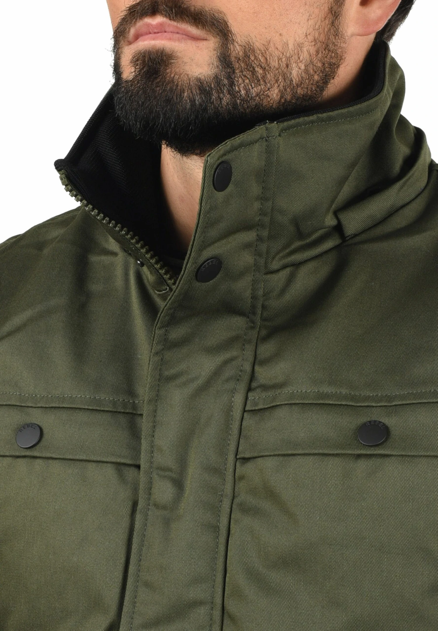 Redefined Rebel Mario - Bodywarmer - Dark Olive 5 Redefined Rebel Mario - Bodywarmer - Dark Olive - Afbeelding 3