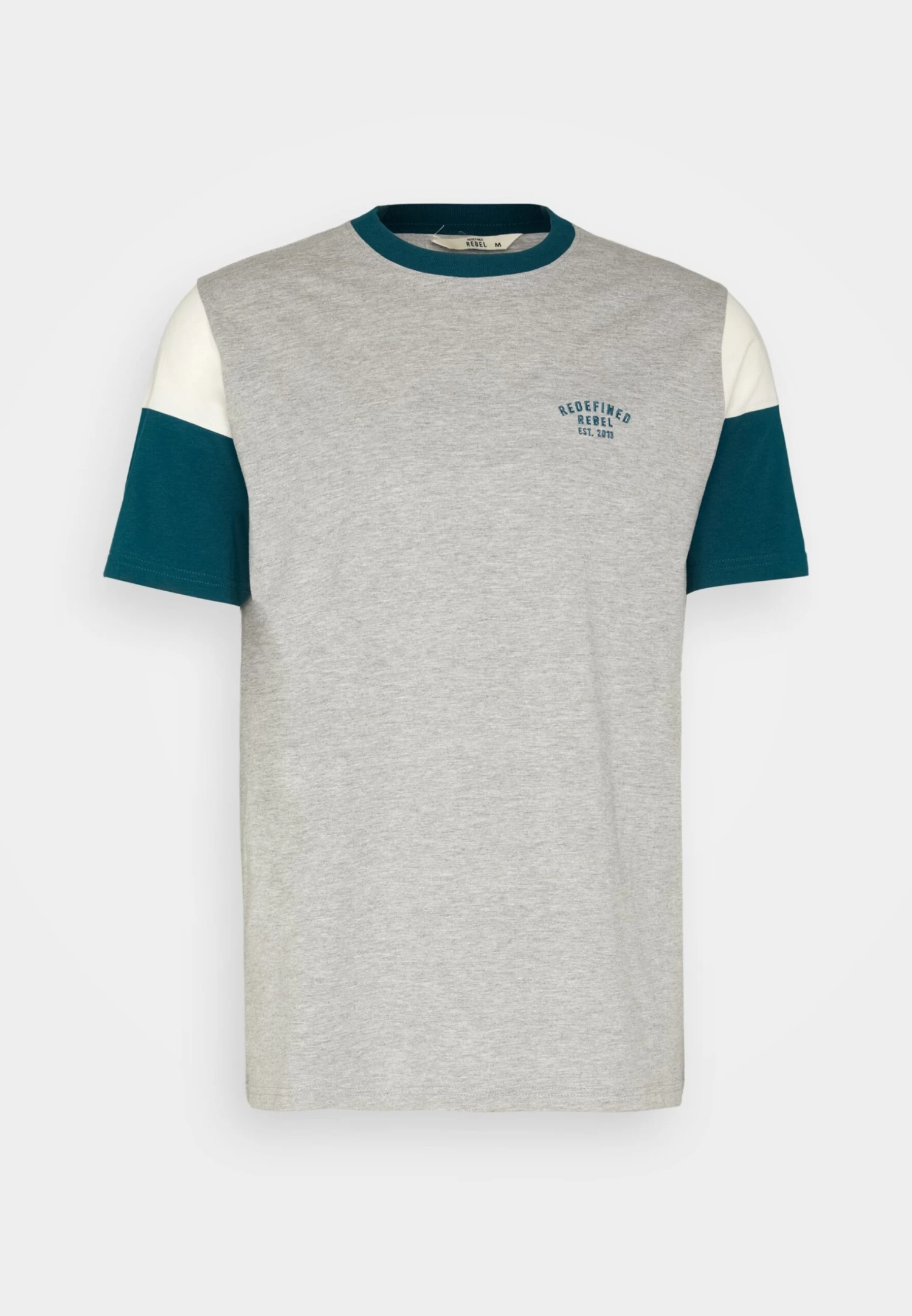 Redefined Rebel Garry Tee - T-Shirt Print - Light Grey Melange 7 Redefined Rebel Garry Tee - T-Shirt Print - Light Grey Melange - Afbeelding 5