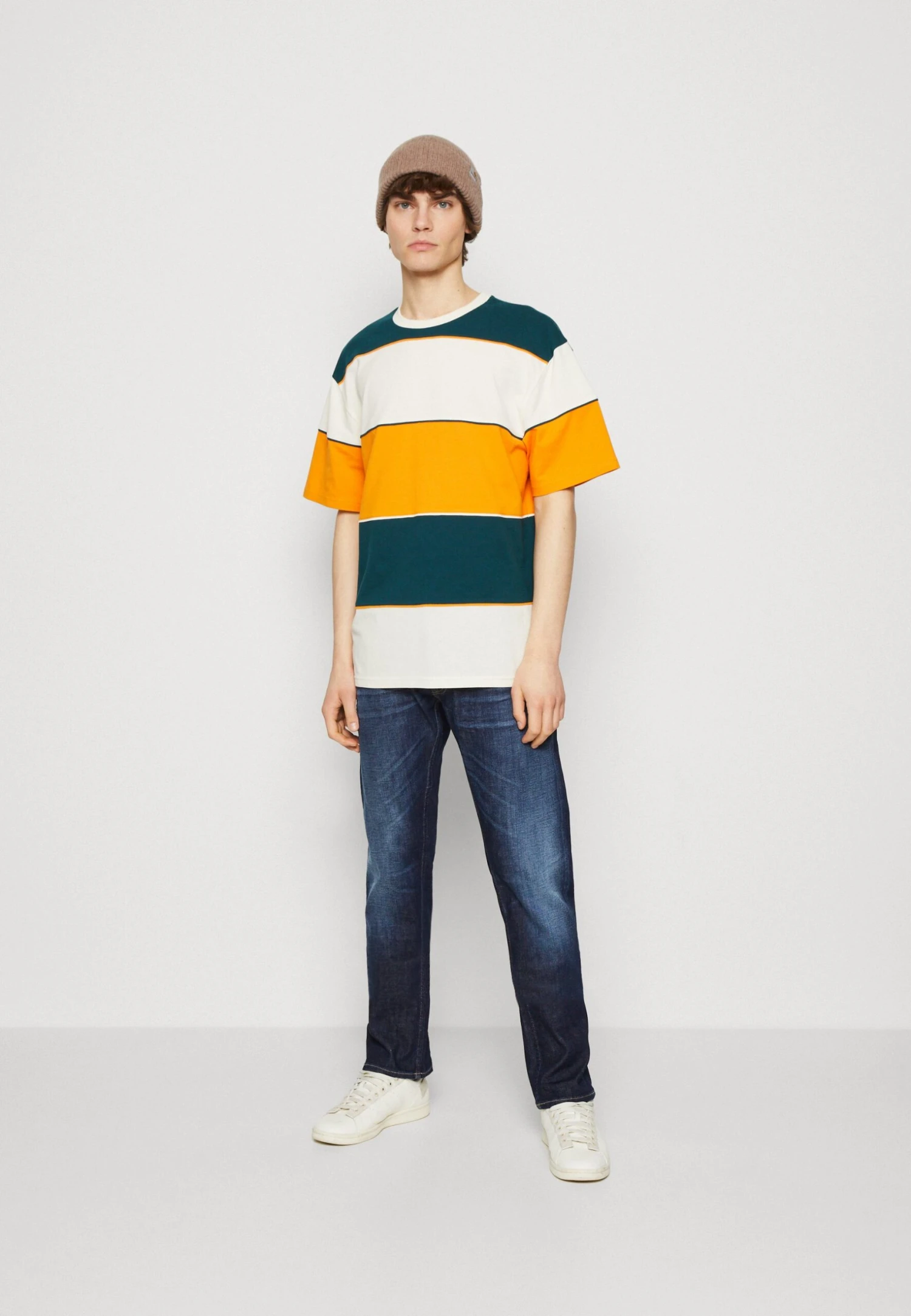 Redefined Rebel Watson Tee- T-Shirt Print - Deep Teal 4 Redefined Rebel Watson Tee- T-Shirt Print - Deep Teal - Afbeelding 2