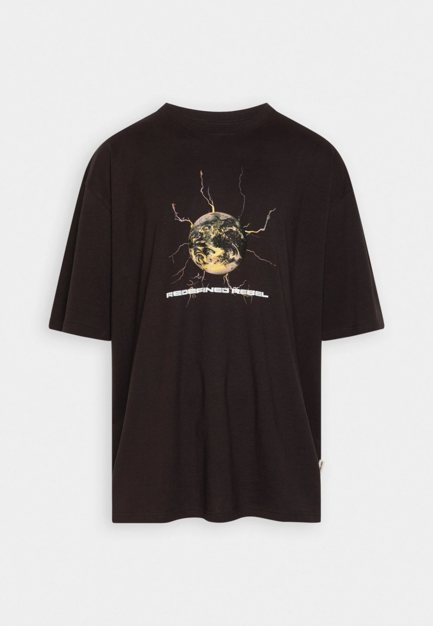 Redefined Rebel Rrharlan Tee Plus - T-Shirt Print - Bristol Black 6 Redefined Rebel Rrharlan Tee Plus - T-Shirt Print - Bristol Black - Afbeelding 4
