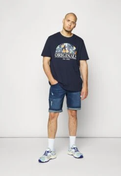 Redefined Rebel Oslo Destroy Plus - Jeansshort - Ocean Blue -Redefined Rebel 238871b7d95a47cb9ea96ec8a2dc4210