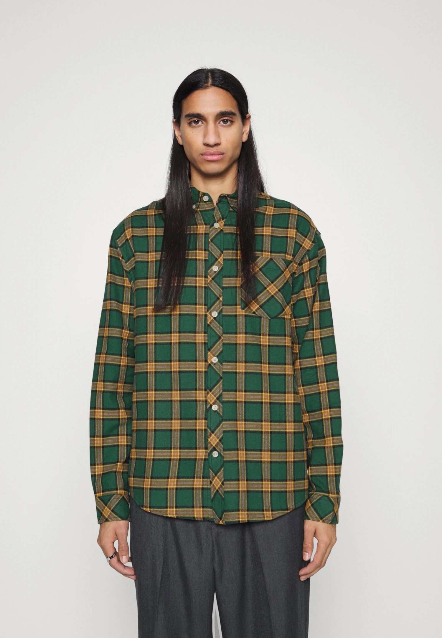 Redefined Rebel Houston Shirt - Overhemd - Green 3 Redefined Rebel Houston Shirt - Overhemd - Green