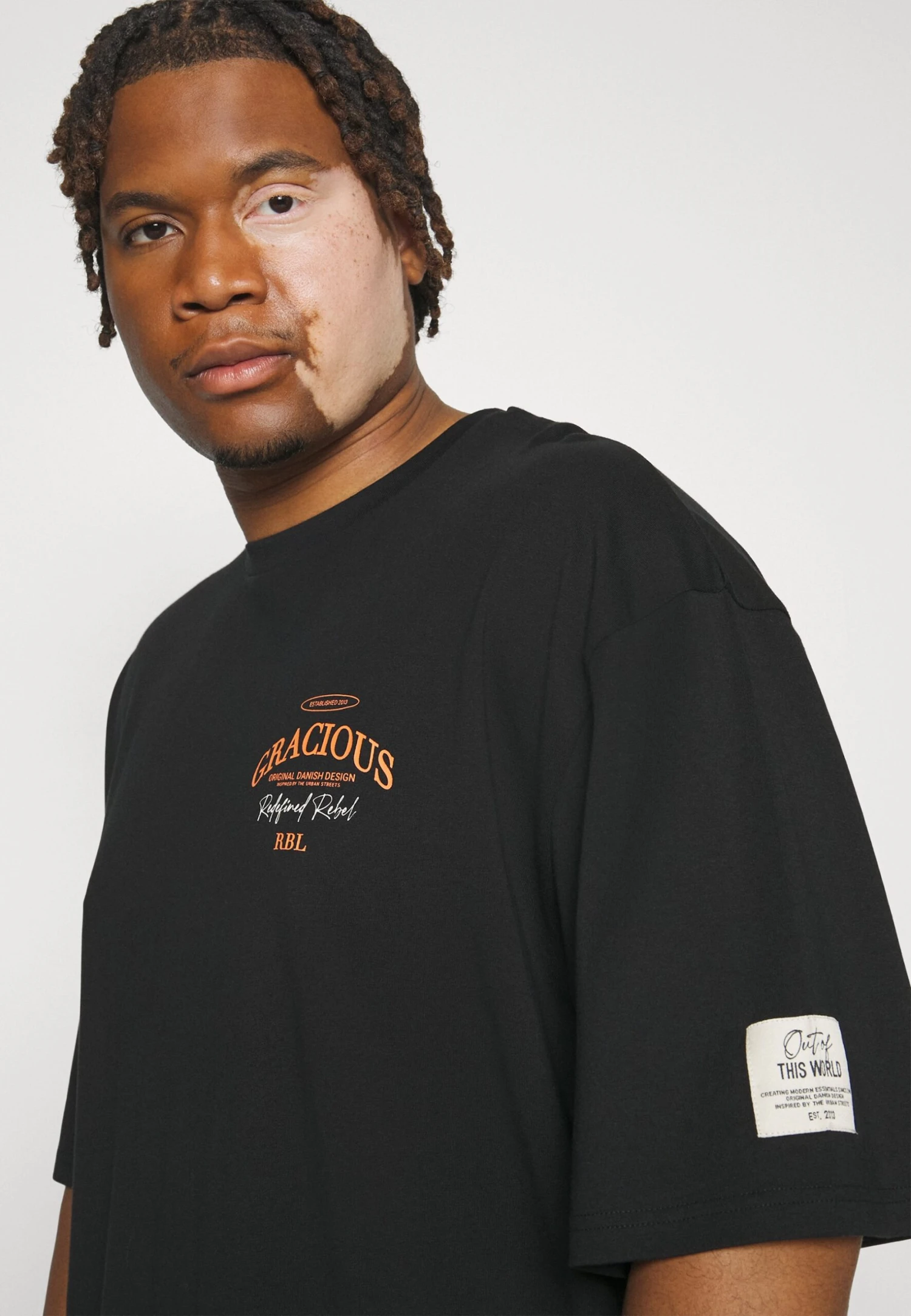 Redefined Rebel Rrkethan Tee Unisex - T-Shirt Print - Black 6 Redefined Rebel Rrkethan Tee Unisex - T-Shirt Print - Black - Afbeelding 4