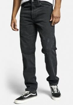 Redefined Rebel Rrstockholm Jeans - Straight Leg Jeans - Dust Black