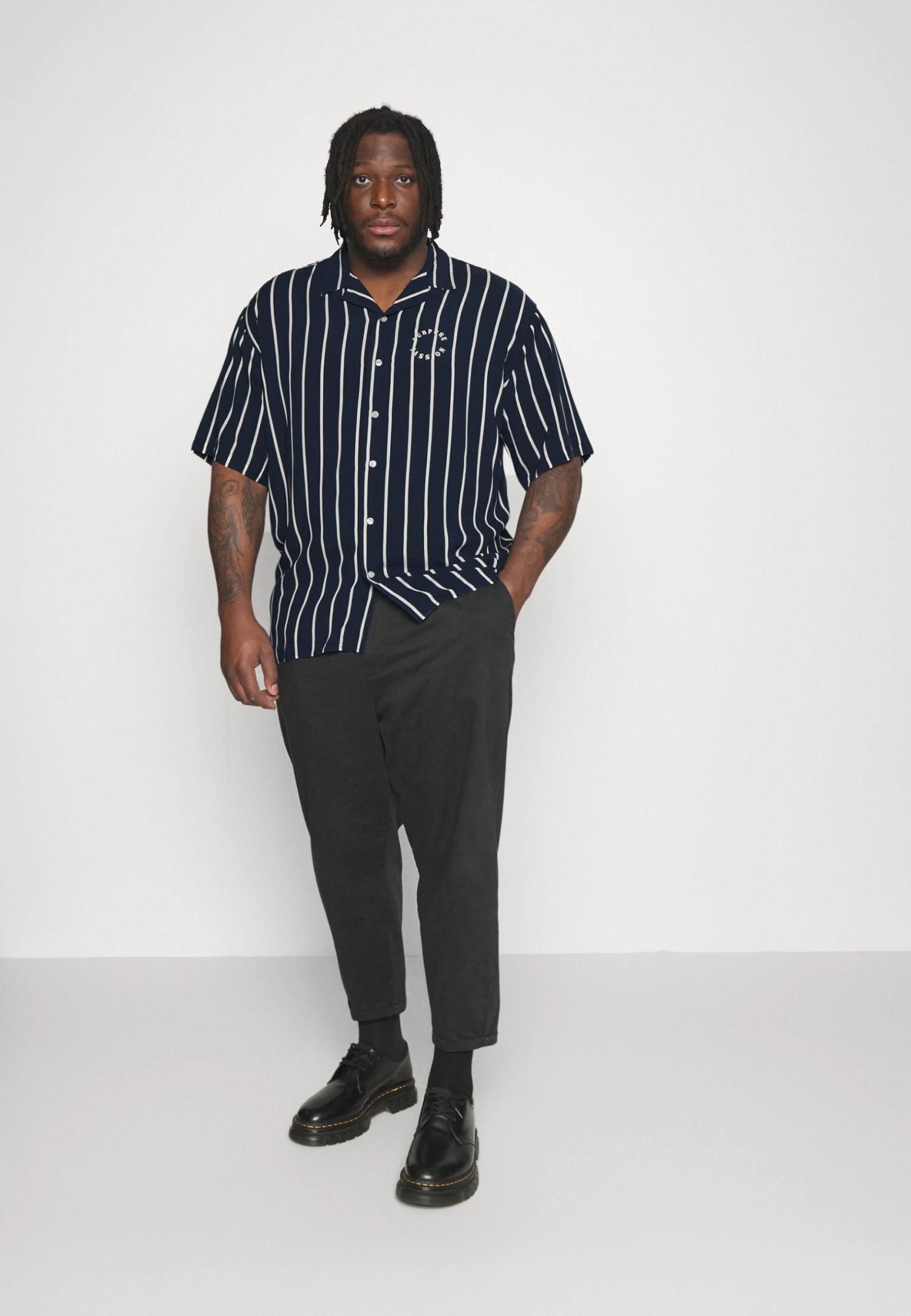 Redefined Rebel Louie Plus - Overhemd - Navy Blazer 4 Redefined Rebel Louie Plus - Overhemd - Navy Blazer - Afbeelding 2