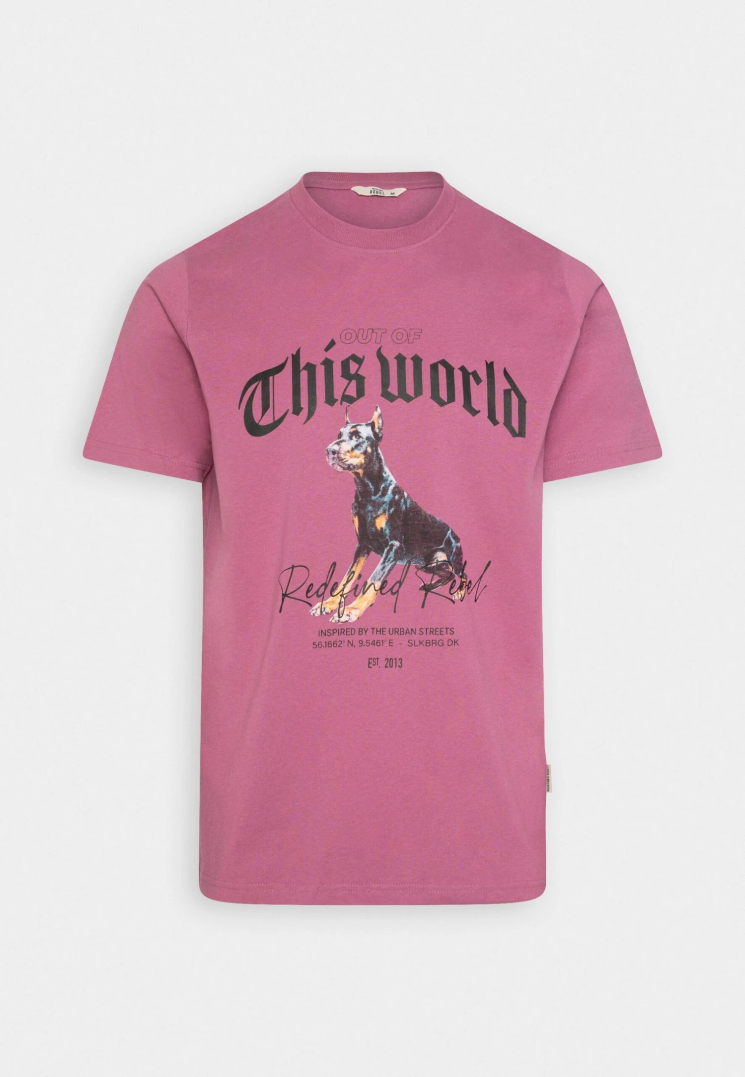 Redefined Rebel Rroliver Tee Unisex - T-Shirt Print - Mellow Mauve 6 Redefined Rebel Rroliver Tee Unisex - T-Shirt Print - Mellow Mauve - Afbeelding 4