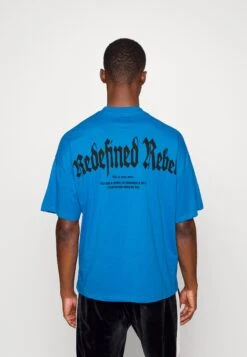 Redefined Rebel Aldo Tee - T-Shirt Print - Mykonos Blue -Redefined Rebel 480eb13a37574703a5d34d1615eb20c5