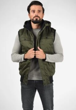 Redefined Rebel Mario - Bodywarmer - Dark Olive