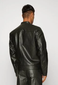 Redefined Rebel Rrchris Jacket - Imitatieleren Jas - Black -Redefined Rebel 56174a33a69c408ab46214b513cb792b