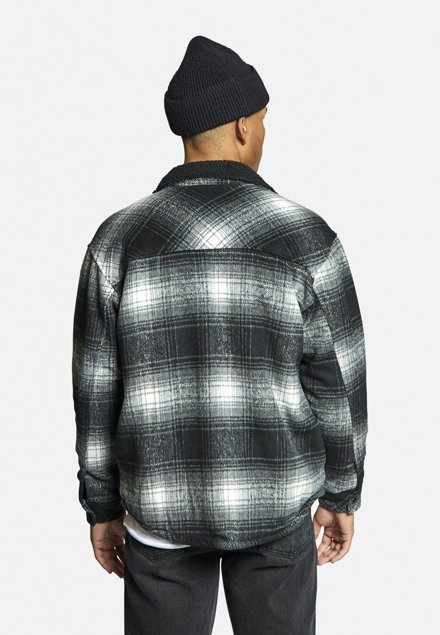 Redefined Rebel Gordon Overshirt - Lichte Jas - Black Check 4 Redefined Rebel Gordon Overshirt - Lichte Jas - Black Check - Afbeelding 2