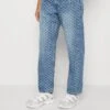 Redefined Rebel Tokyo Print - Relaxed Fit Jeans - Light Blue -Redefined Rebel 6192b3a498ed437481149bbb6ffd9953