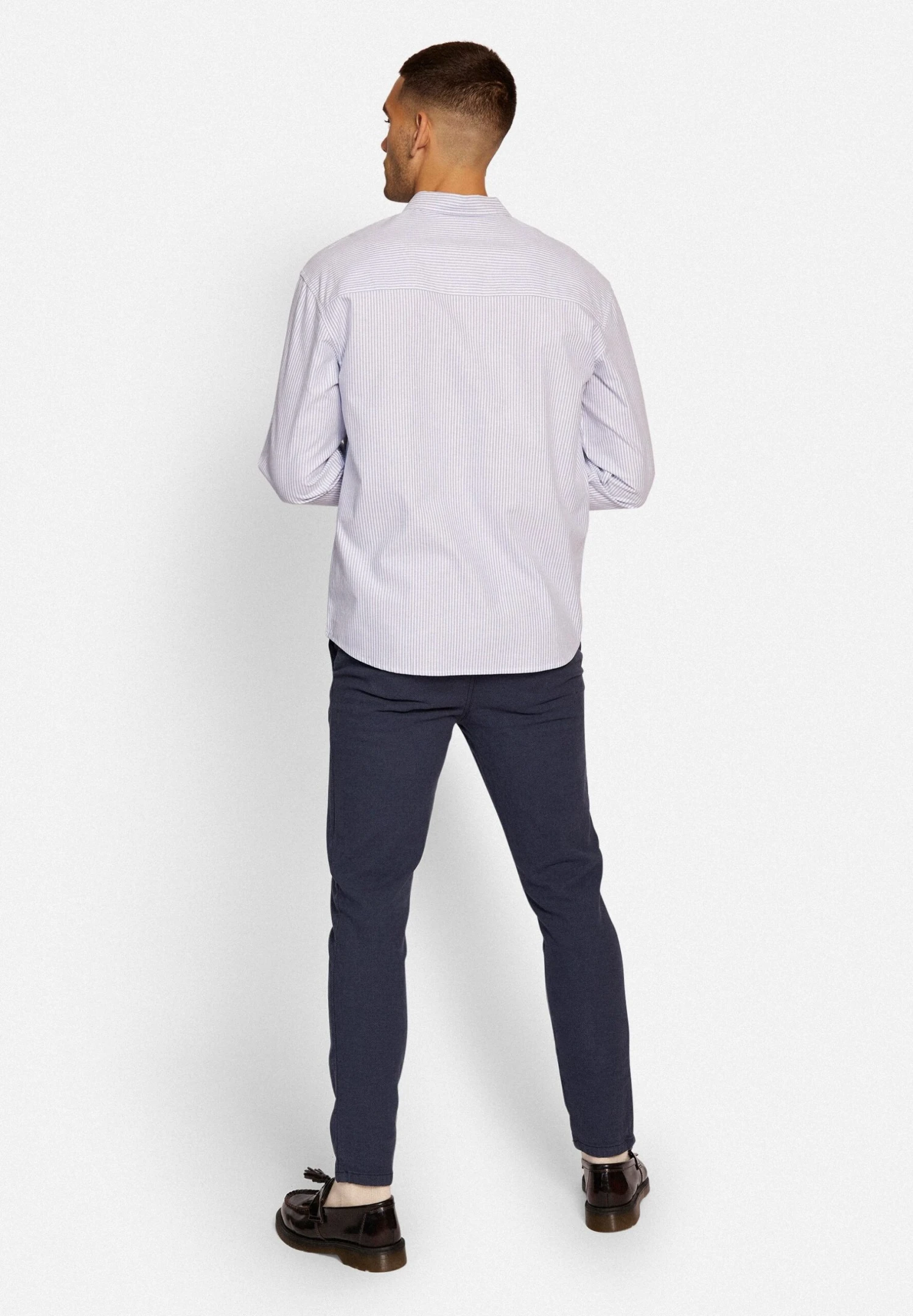 Redefined Rebel Pcvoxford - Overhemd - Navy Stripe 5 Redefined Rebel Pcvoxford - Overhemd - Navy Stripe - Afbeelding 3