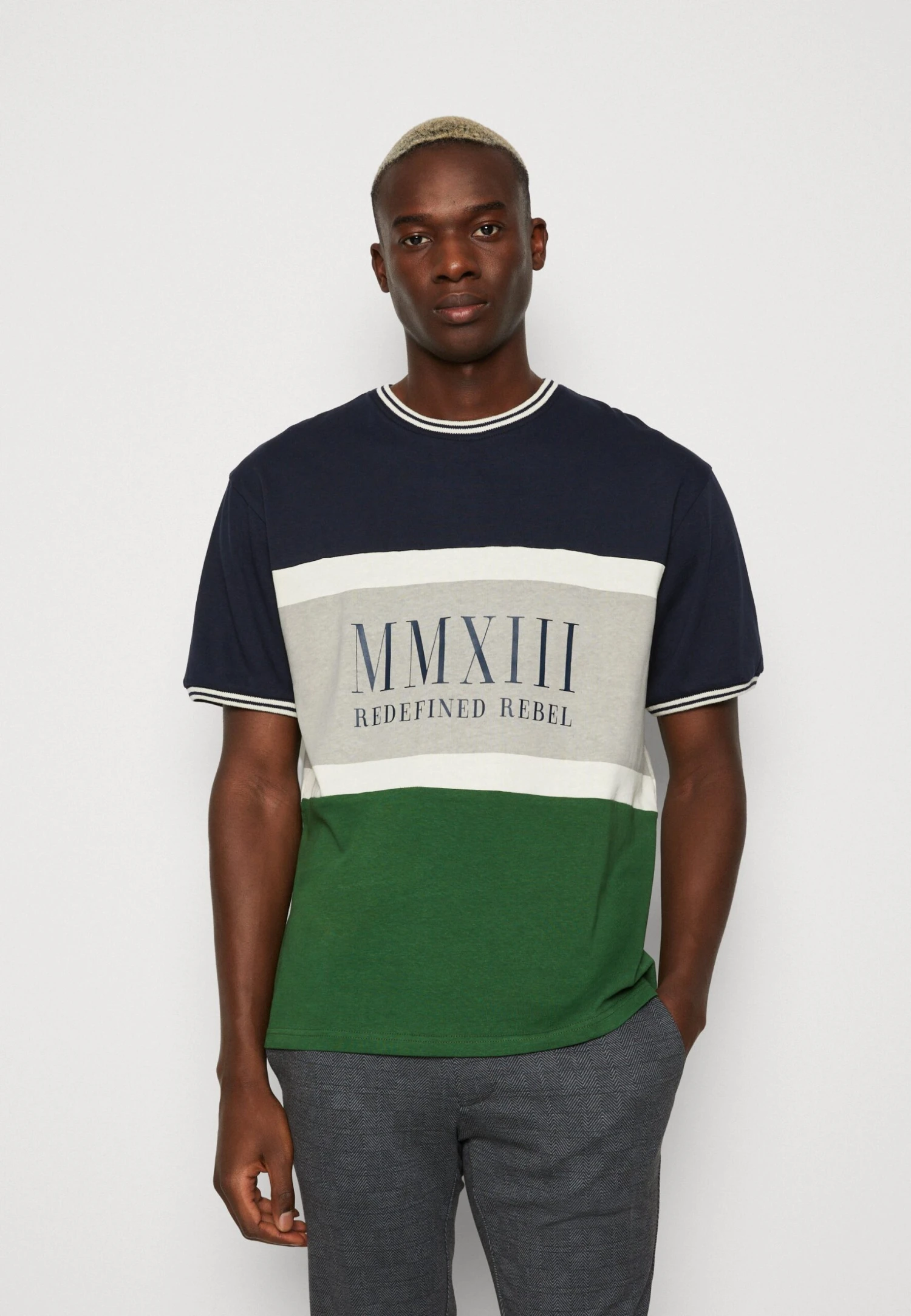 Redefined Rebel Frank Tee - T-Shirt Print - Greener Pastures 3 Redefined Rebel Frank Tee - T-Shirt Print - Greener Pastures