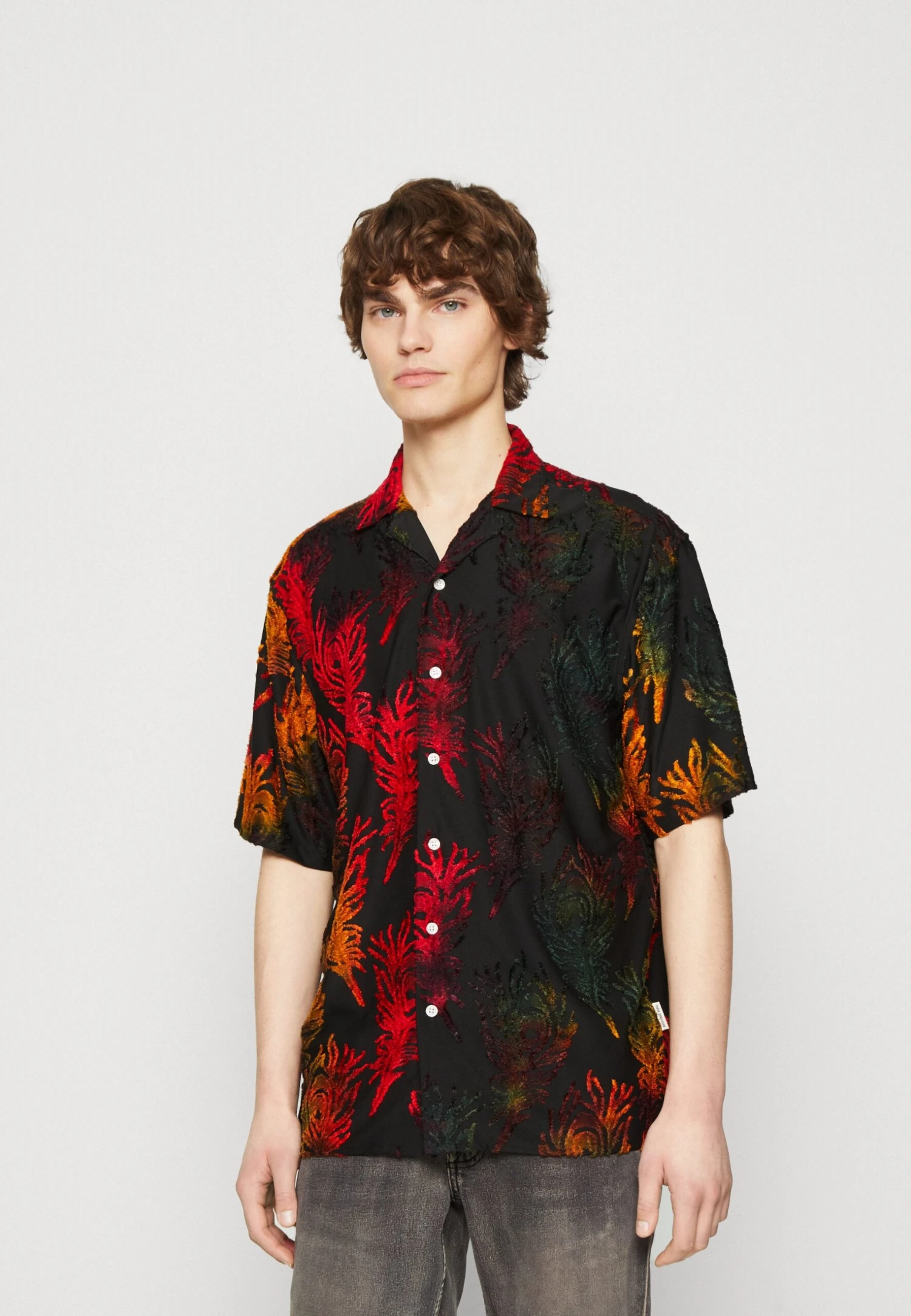 Redefined Rebel Troy Shirt - Overhemd - Flame Orange 3 Redefined Rebel Troy Shirt - Overhemd - Flame Orange
