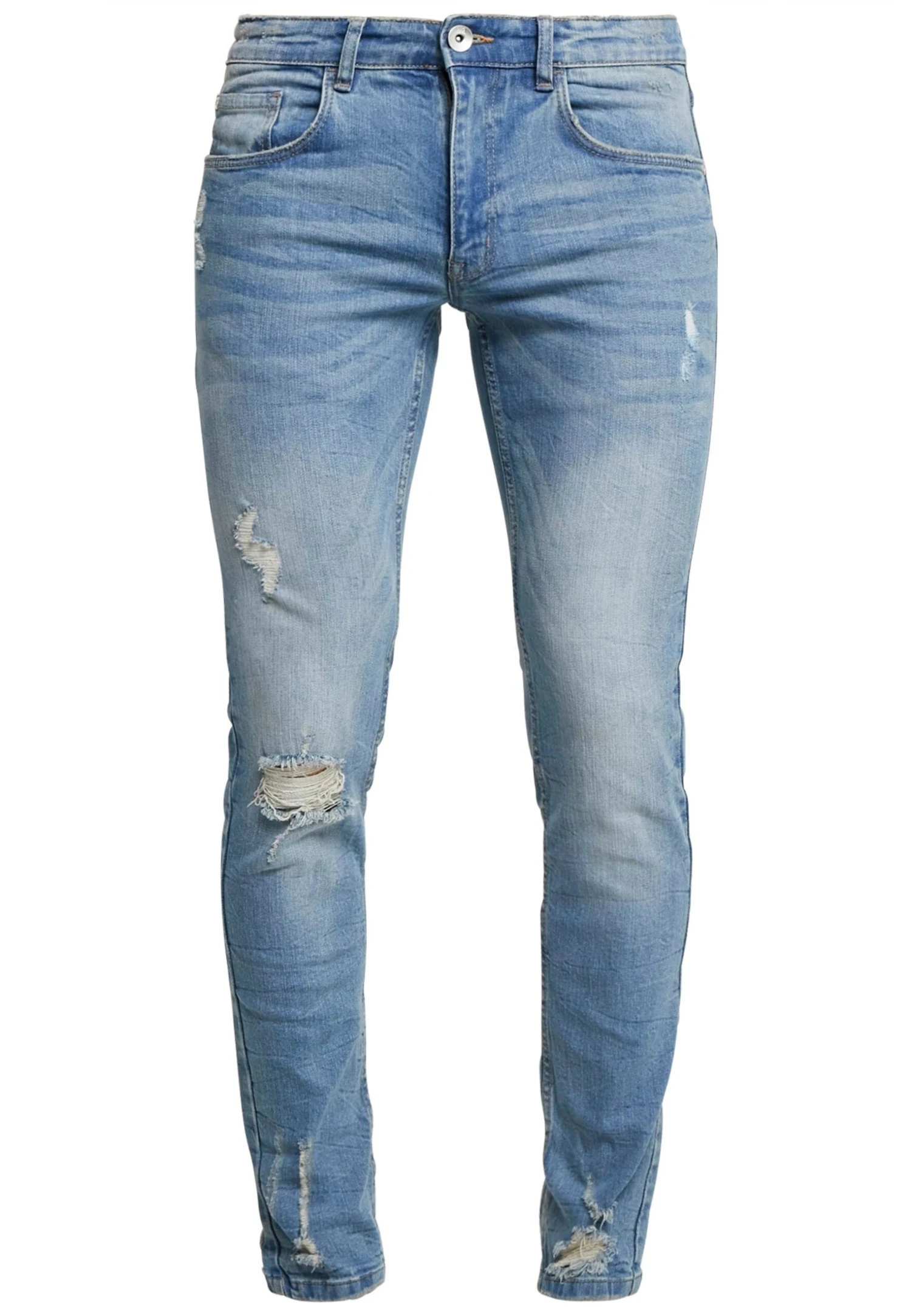 Redefined Rebel Stockholm Destroy - Slim Fit Jeans - Arctic Blue 6 Redefined Rebel Stockholm Destroy - Slim Fit Jeans - Arctic Blue - Afbeelding 4