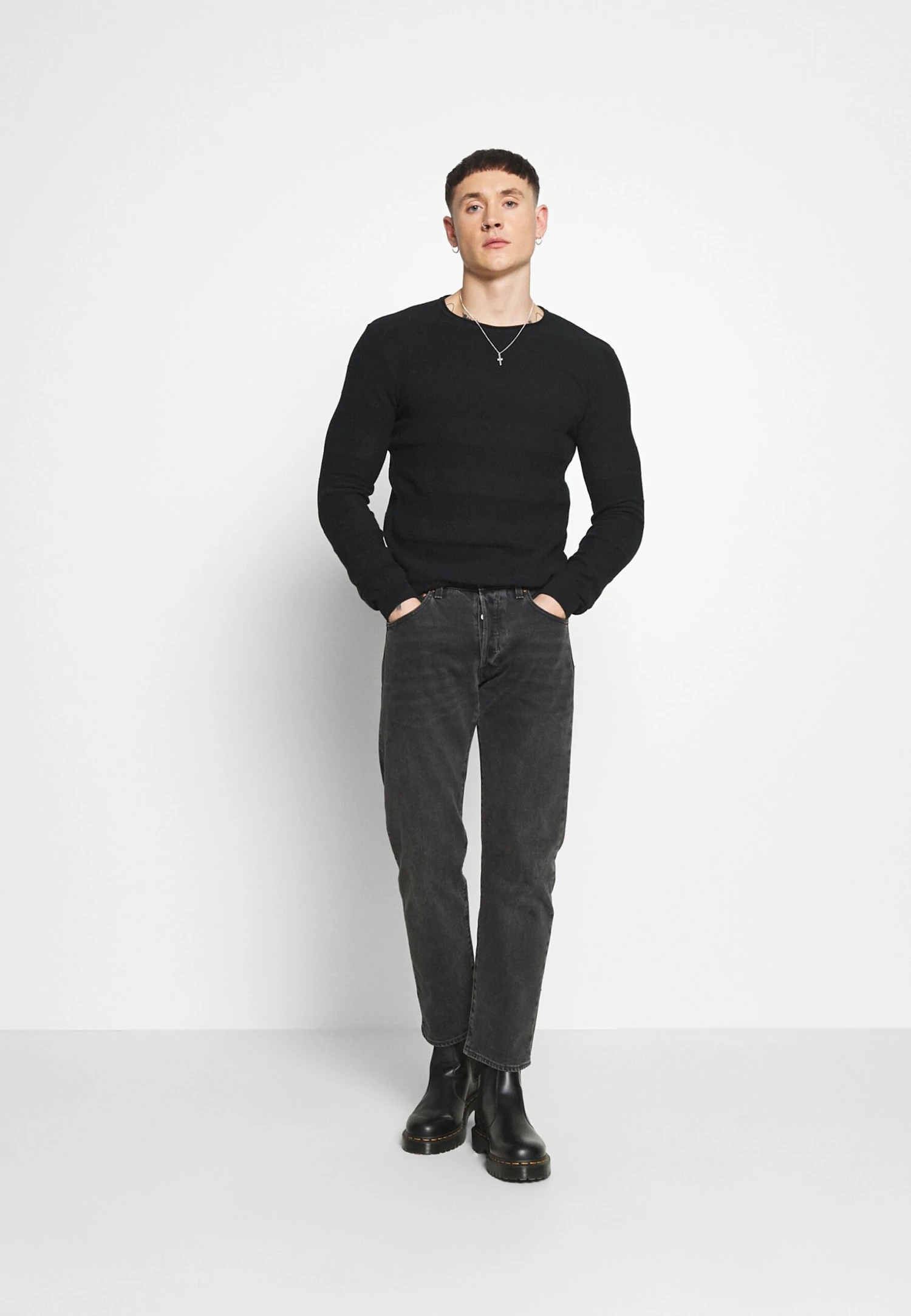 Redefined Rebel Savion- Trui - Black 4 Redefined Rebel Savion- Trui - Black - Afbeelding 2