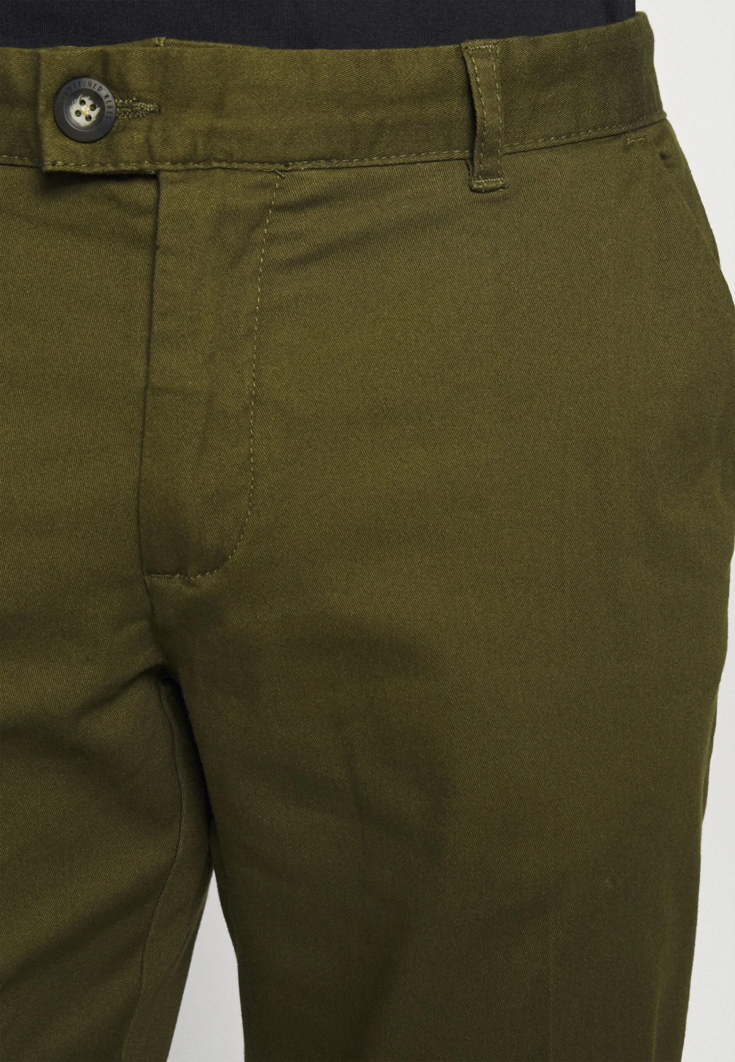 Redefined Rebel Rrercan - Chino - Dark Olive 6 Redefined Rebel Rrercan - Chino - Dark Olive - Afbeelding 4