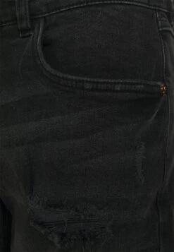 Redefined Rebel Oslo Destroy - Jeansshort - Dust Black -Redefined Rebel 7bb501d2d3654bcca4d1ccd05e618b56