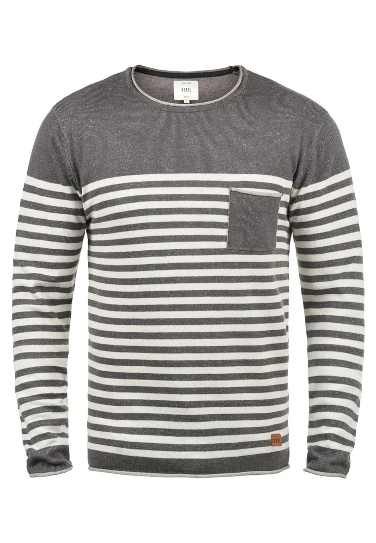 Redefined Rebel Mannix - Sweater - Mid Grey 7 Redefined Rebel Mannix - Sweater - Mid Grey - Afbeelding 5