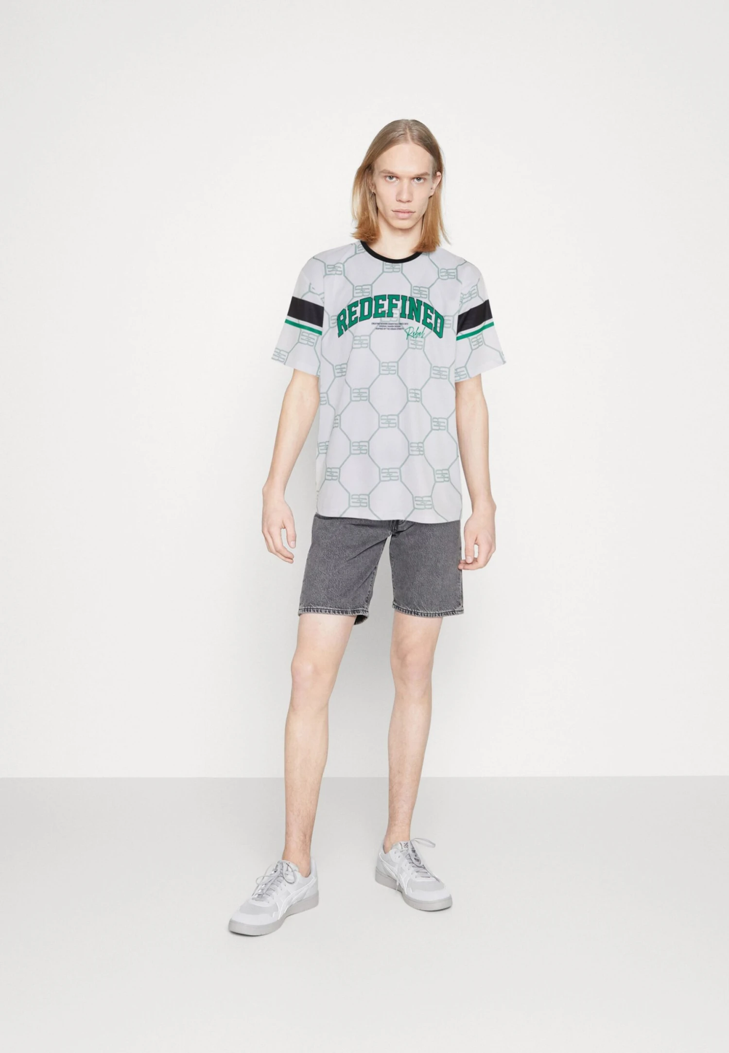 Redefined Rebel Sack Tee - T-Shirt Print - White Crazy 4 Redefined Rebel Sack Tee - T-Shirt Print - White Crazy - Afbeelding 2