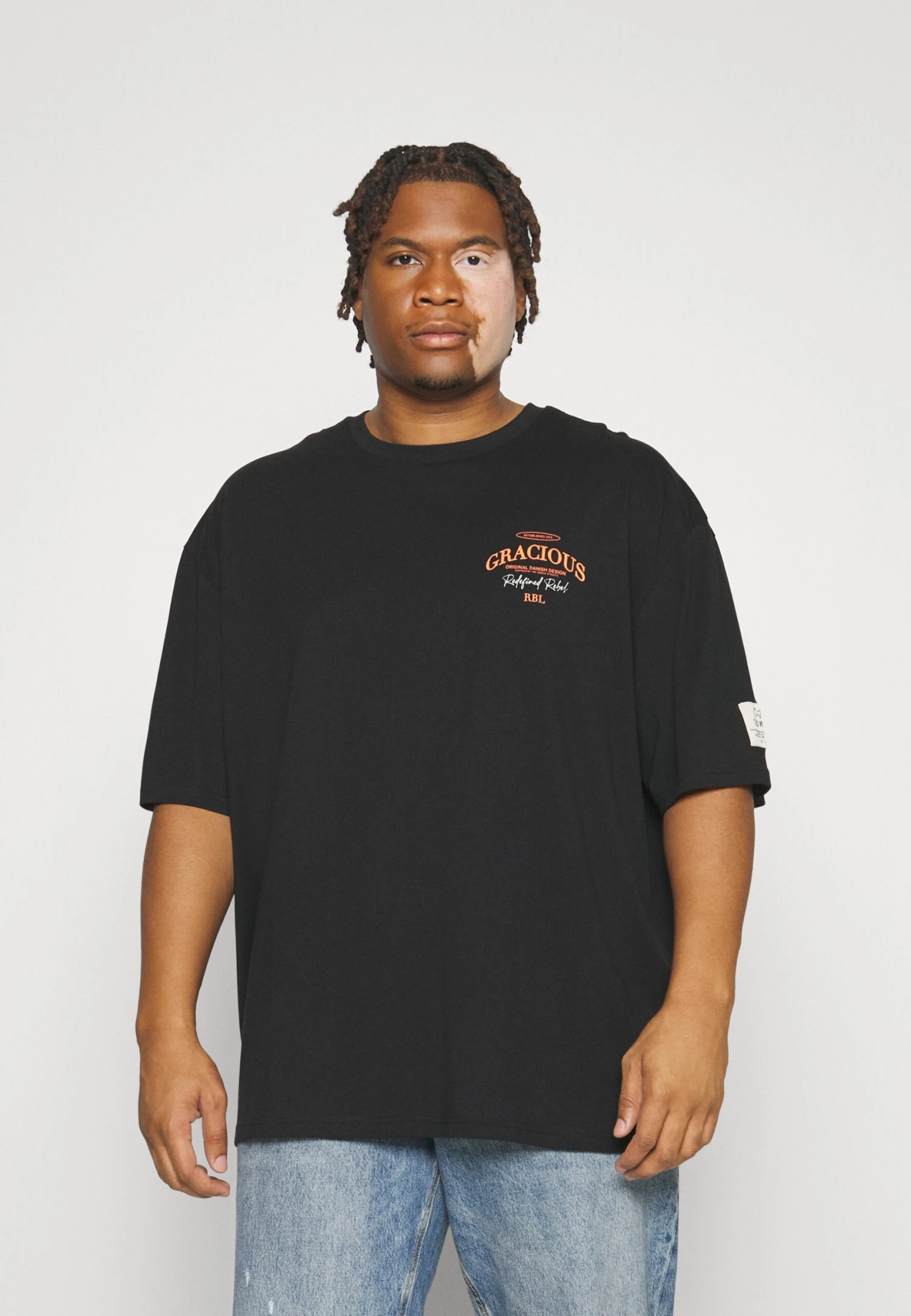 Redefined Rebel Rrkethan Tee Unisex - T-Shirt Print - Black 5 Redefined Rebel Rrkethan Tee Unisex - T-Shirt Print - Black - Afbeelding 3