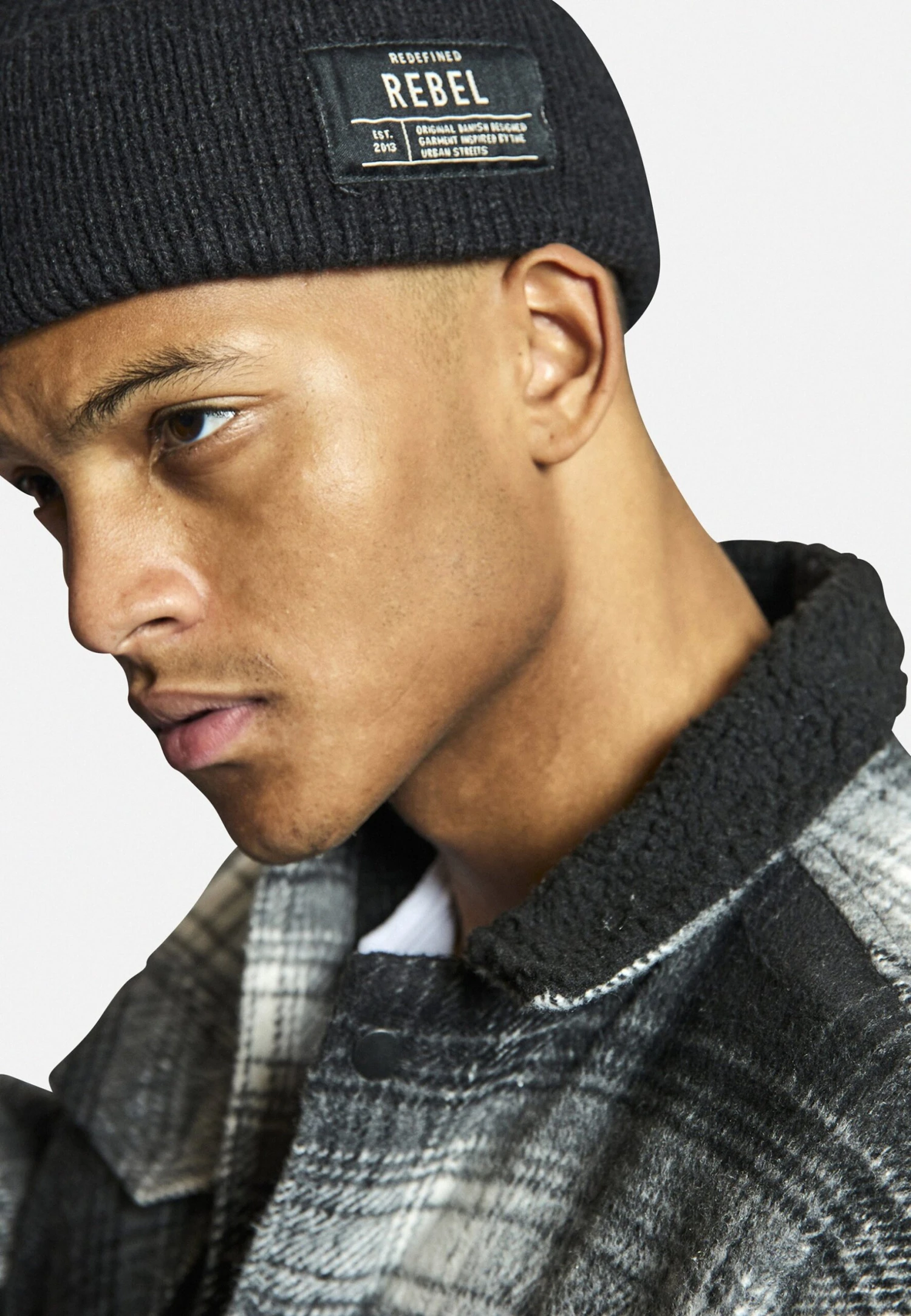 Redefined Rebel Gordon Overshirt - Lichte Jas - Black Check 5 Redefined Rebel Gordon Overshirt - Lichte Jas - Black Check - Afbeelding 3