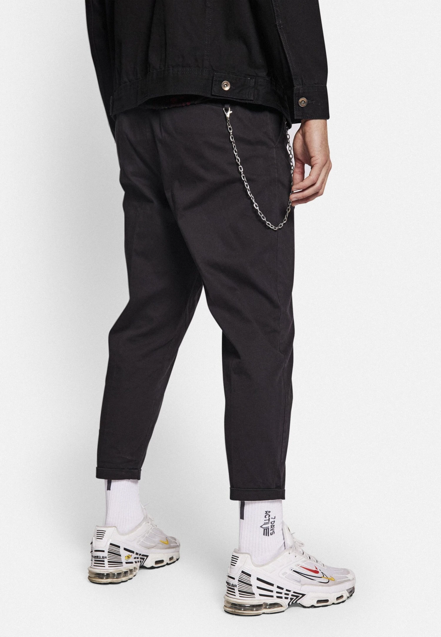 Redefined Rebel Lee Cropped Pants - Broek - Black 5 Redefined Rebel Lee Cropped Pants - Broek - Black - Afbeelding 3