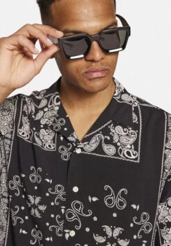 Redefined Rebel Rrflake- Overhemd - Black Paisley -Redefined Rebel 949b9dade9124221beaaadecdae429e7