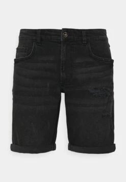 Redefined Rebel Oslo Destroy - Jeansshort - Dust Black