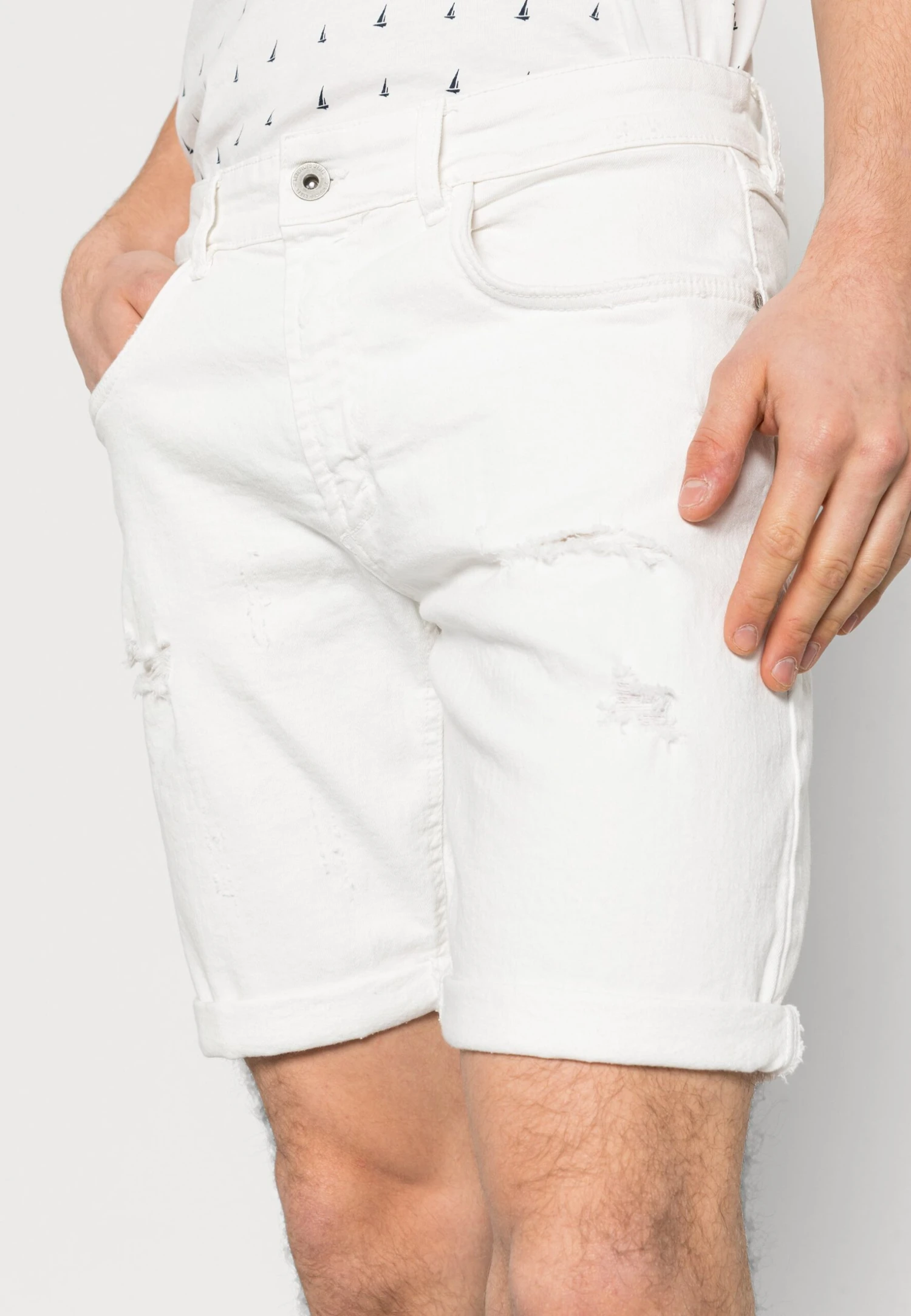Redefined Rebel Oslo Destroy - Jeansshort - White 7 Redefined Rebel Oslo Destroy - Jeansshort - White - Afbeelding 5