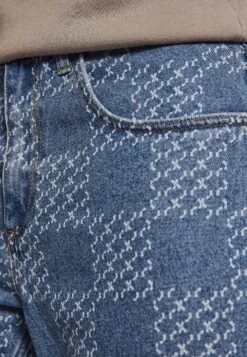 Redefined Rebel Rrtokyo Print Jeans - Relaxed Fit Jeans - Mid Blue -Redefined Rebel a1656889a4e24f9b9201f606691507a0