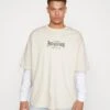 Redefined Rebel Rrdeacon Tee Unisex - Longsleeve - Pumice Stone