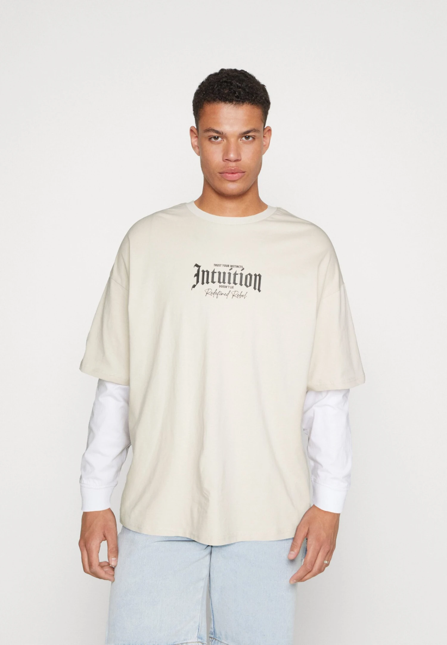 Redefined Rebel Rrdeacon Tee Unisex - Longsleeve - Pumice Stone 3 Redefined Rebel Rrdeacon Tee Unisex - Longsleeve - Pumice Stone