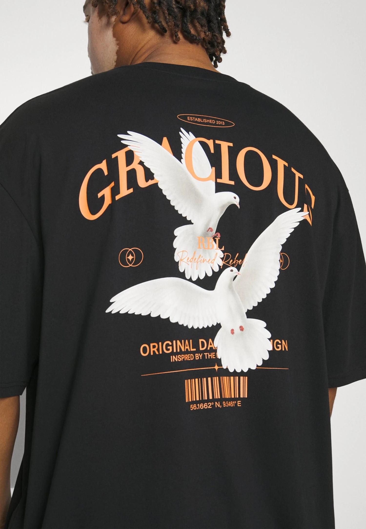 Redefined Rebel Rrkethan Tee Unisex - T-Shirt Print - Black 8 Redefined Rebel Rrkethan Tee Unisex - T-Shirt Print - Black - Afbeelding 6