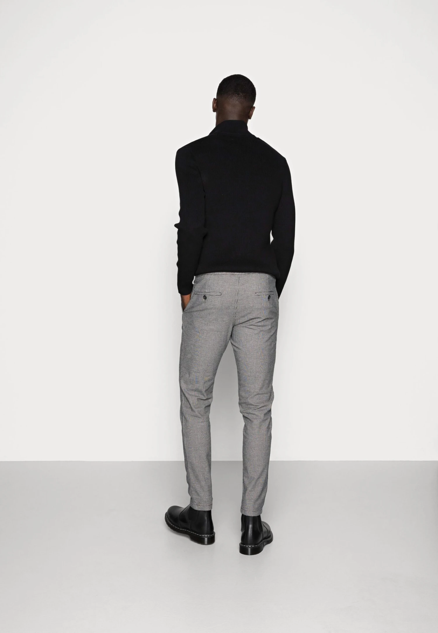 Redefined Rebel Rrking- Chino - Grey Check 5 Redefined Rebel Rrking- Chino - Grey Check - Afbeelding 3