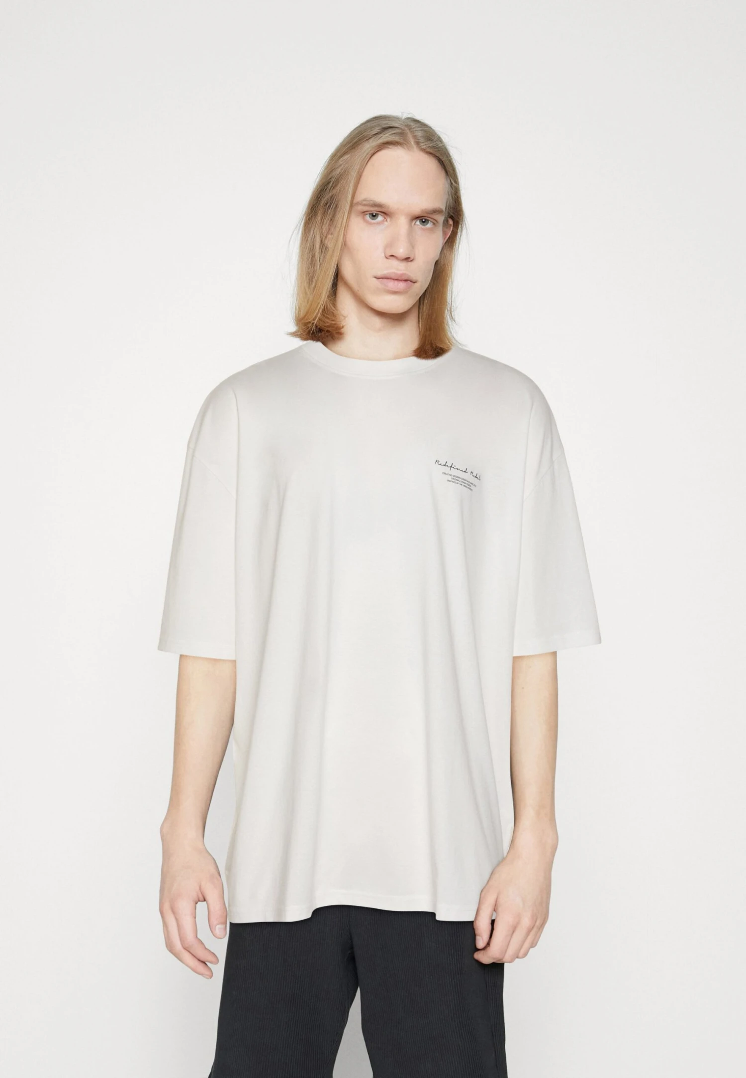 Redefined Rebel Rrraymond Tee Plus - T-Shirt Print - Pristine 3 Redefined Rebel Rrraymond Tee Plus - T-Shirt Print - Pristine