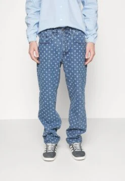 Redefined Rebel Tokyo Destroy- Relaxed Fit Jeans - Mid Blue