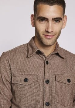 Redefined Rebel Alexander- Overhemd - Sand Dogtooth -Redefined Rebel bb7133264ffe4a4d83bfe5bf4aac82c3