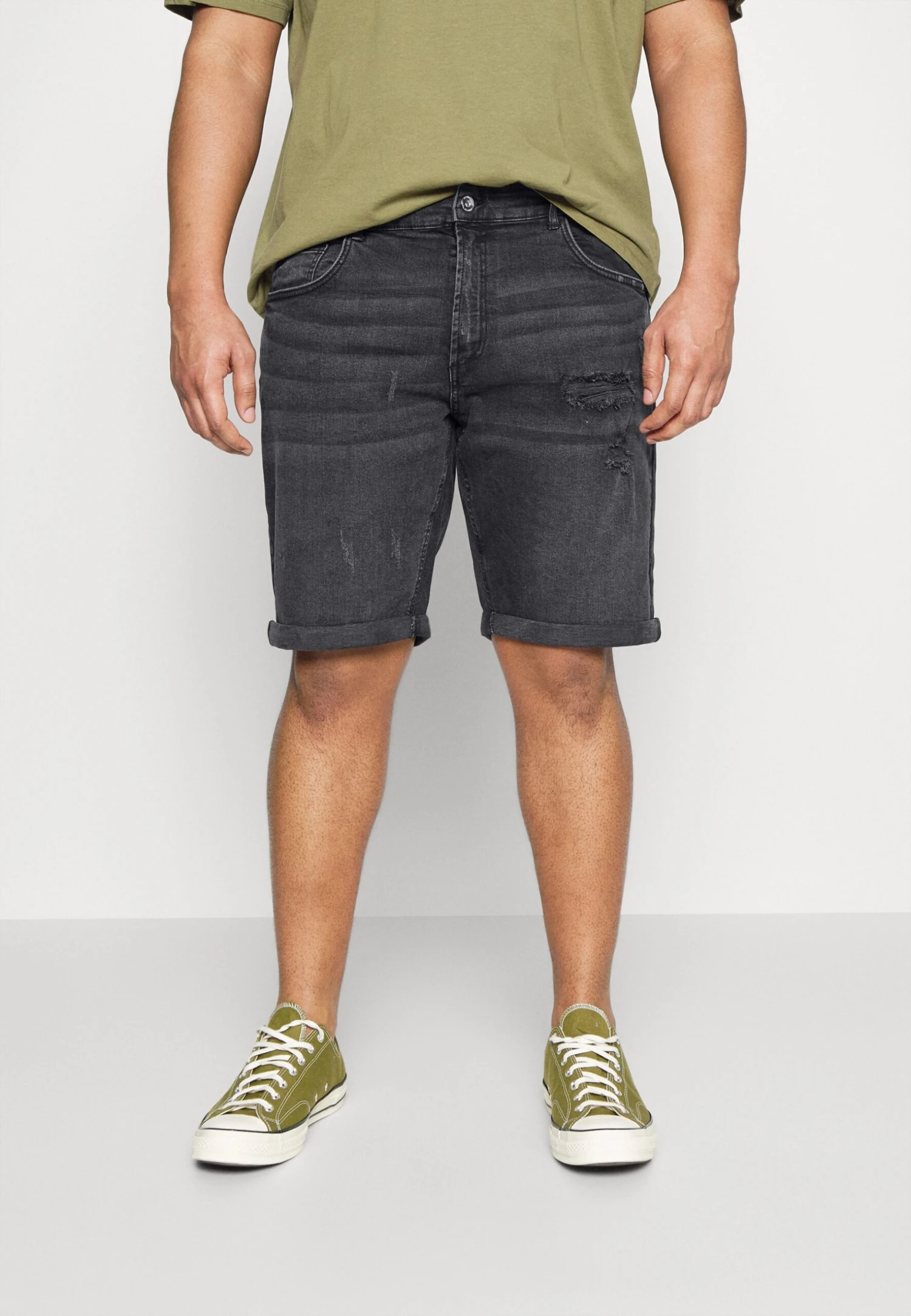 Redefined Rebel Rroslo Destroy- Jeansshort - Dust Black 3 Redefined Rebel Rroslo Destroy- Jeansshort - Dust Black