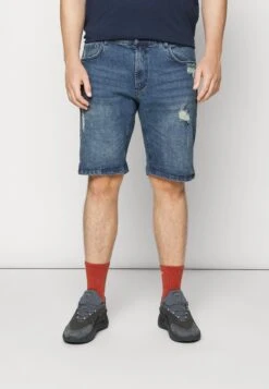 Redefined Rebel Oslo Destroy Plus - Jeansshort - Dark Blue -Redefined Rebel c084e1f3ccef4986a9932cc7e0b4819f