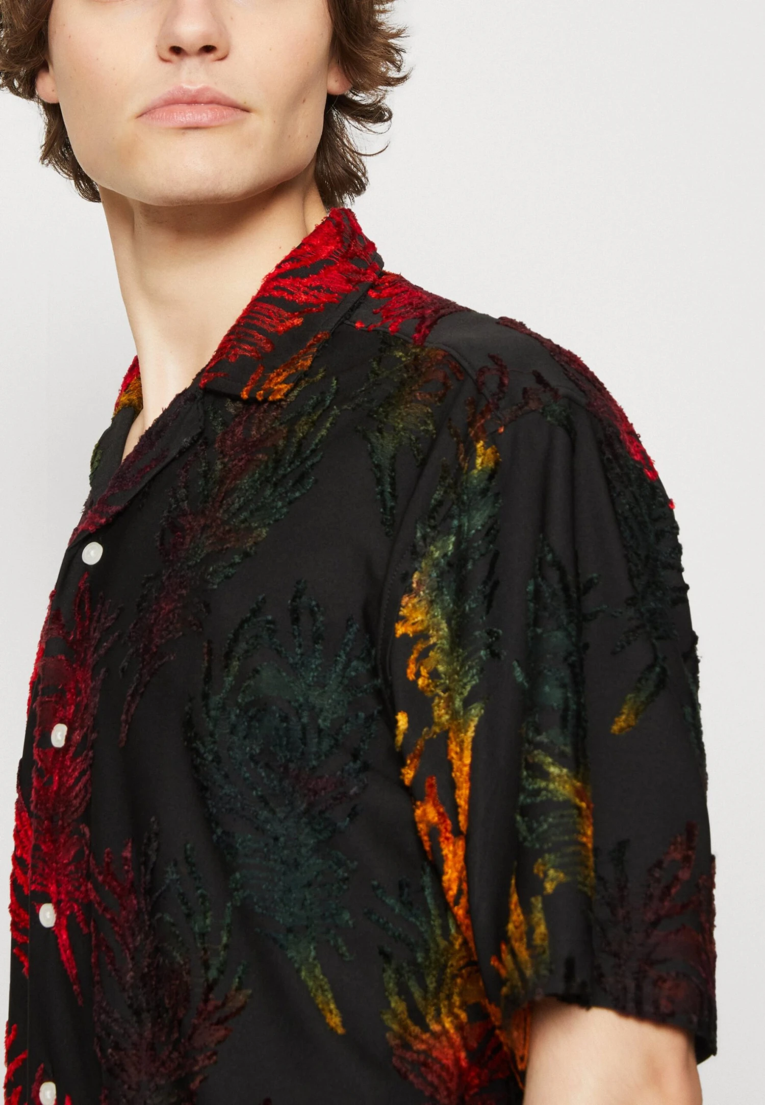 Redefined Rebel Troy Shirt - Overhemd - Flame Orange 8 Redefined Rebel Troy Shirt - Overhemd - Flame Orange - Afbeelding 6