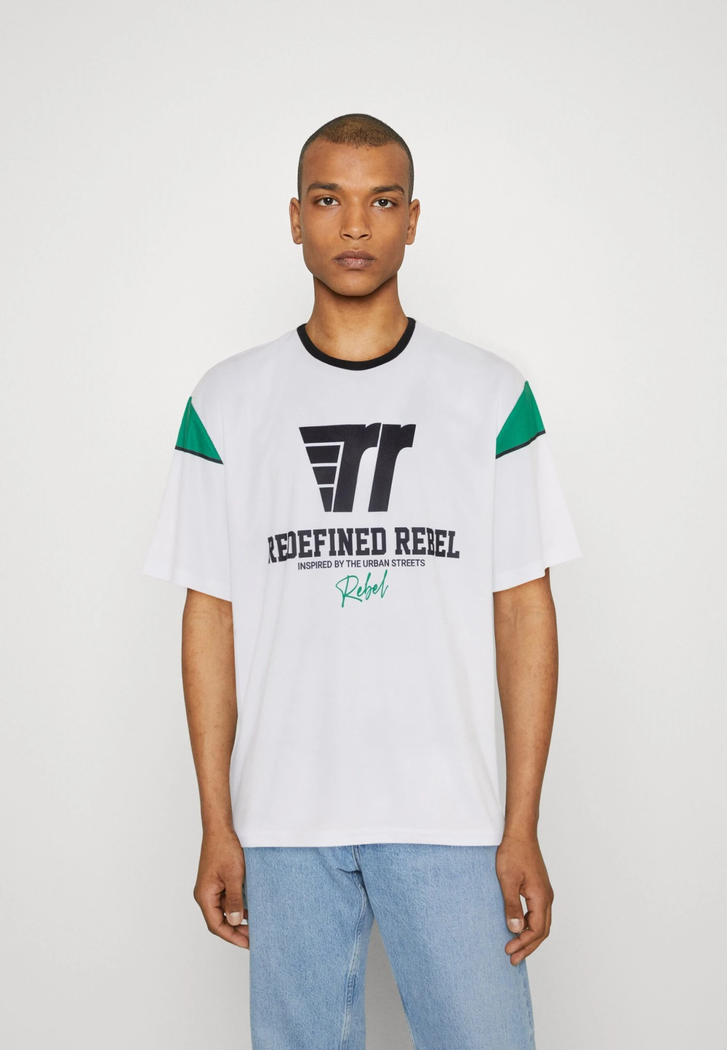 Redefined Rebel Sack Tee - T-Shirt Print - White 3 Redefined Rebel Sack Tee - T-Shirt Print - White