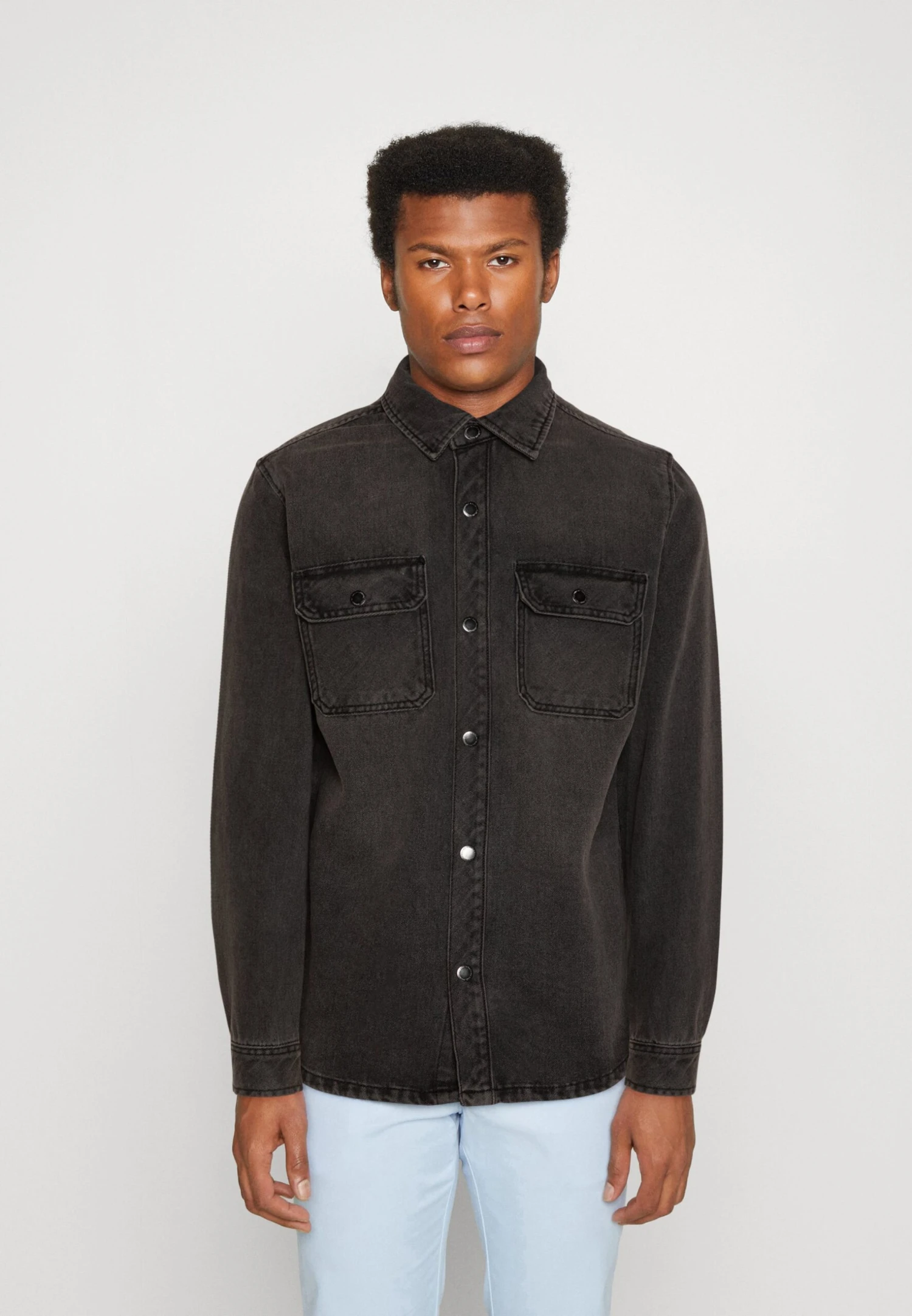 Redefined Rebel Rrjoac - Overhemd - Black Grey 3 Redefined Rebel Rrjoac - Overhemd - Black Grey