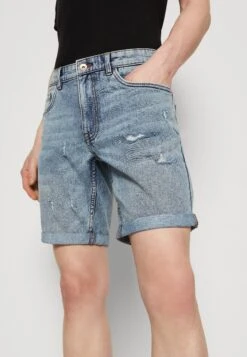 Redefined Rebel Stockholm- Jeansshort - Blue -Redefined Rebel e90f7c438ee64aeaa274ccc501183c8e