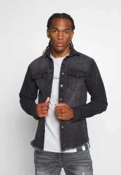 Redefined Rebel Jackson Jacket - Overhemd - Black/Grey