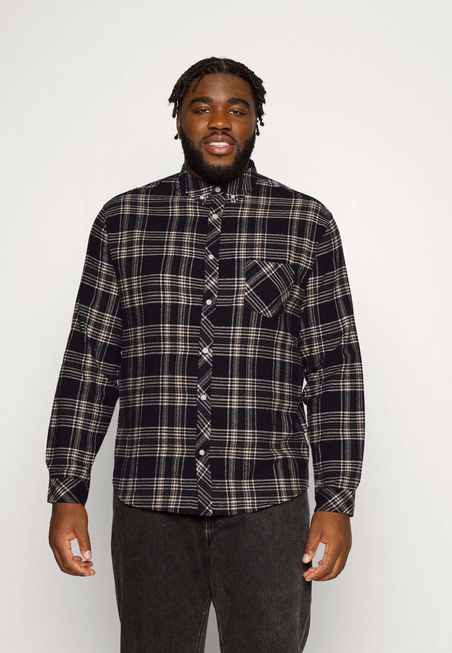 Redefined Rebel Houston Plus - Overhemd - Dark Grey 3 Redefined Rebel Houston Plus - Overhemd - Dark Grey