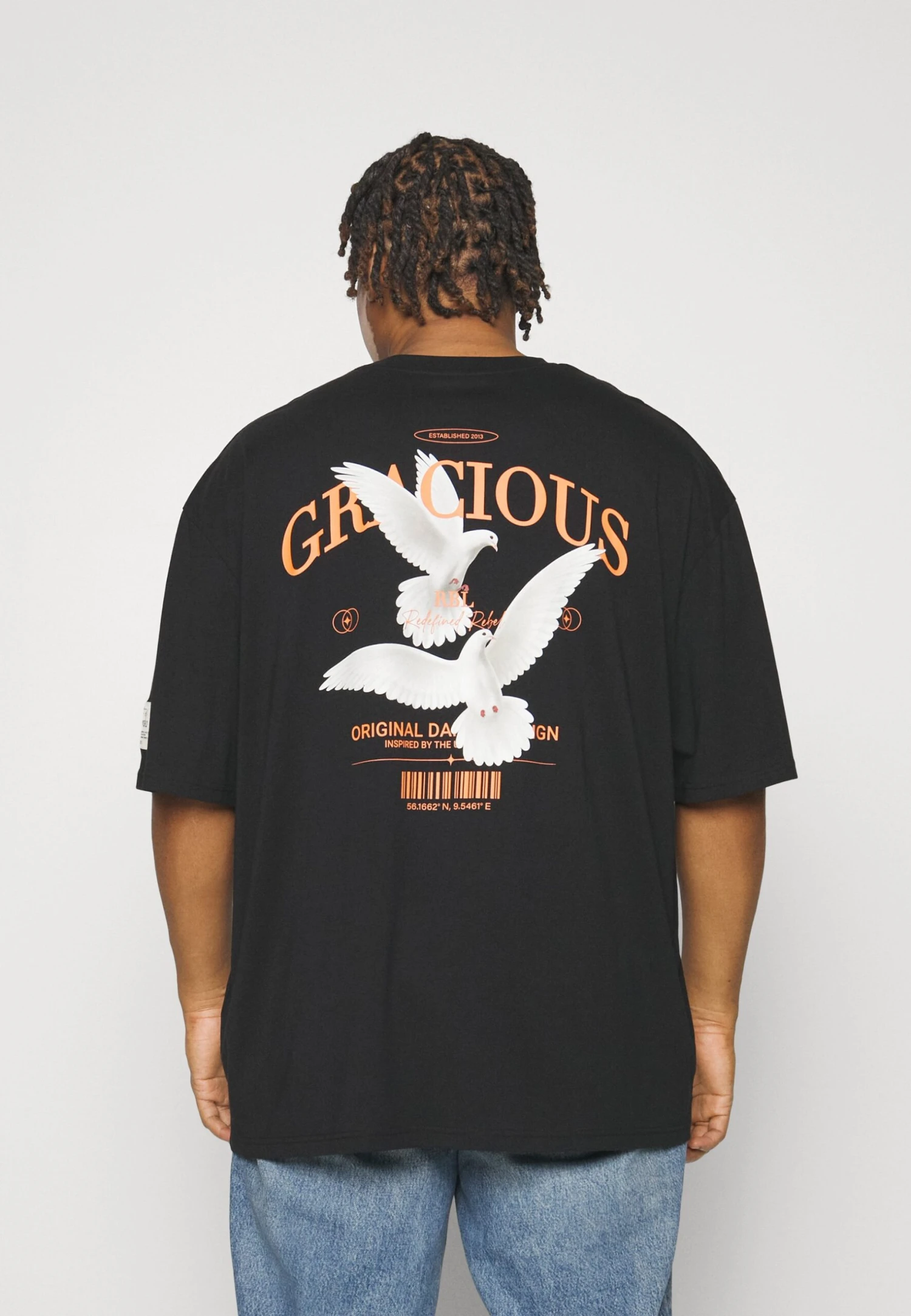 Redefined Rebel Rrkethan Tee Unisex - T-Shirt Print - Black 3 Redefined Rebel Rrkethan Tee Unisex - T-Shirt Print - Black